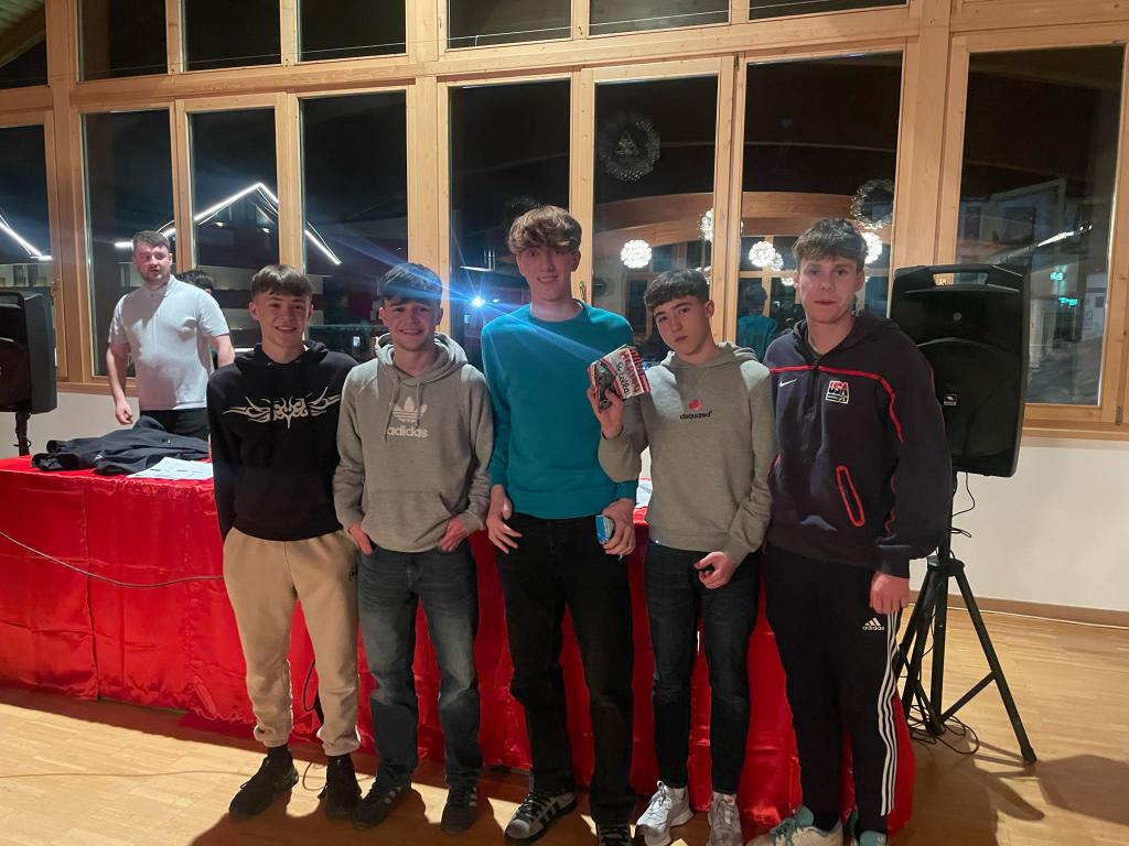StMarysMenston's tweet photo. A glorious sunny day on the slopes! ⛷️❄️☀️A special shout out to tonight's winners of the Gameshow Challenge!🏆 #SMMSki #Folgarida #MaxSki https://t.co/DVL08bUKbq