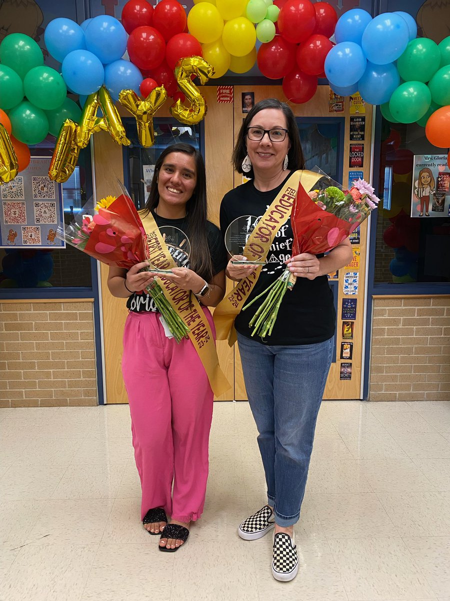 NISDFieldsLibrary (@fields_library) on Twitter photo Congratulations to our Educator of the Year, Mrs. Piernik and to our First Year Educator of the Year, Ms. Llanes! โค๏ธ๐ <a href="/NISDFields/">Fields Elementary</a> @MrsPiernik <a href="/NISDCounseling/">NISD Counseling</a> #simplythebest Congratulations to our Educator of the Year, Mrs. Piernik and to our First Year Educator of the Year, Ms. Llanes! โค๏ธ๐ <a href="/NISDFields/">Fields Elementary</a> @MrsPiernik <a href="/NISDCounseling/">NISD Counseling</a> #simplythebest