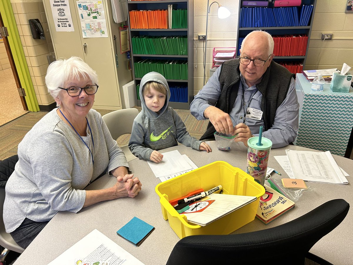 It takes a village at Colonial Hills! We are so lucky to have grandparents like these in our building supporting students! We love our volunteers! #itsworthit