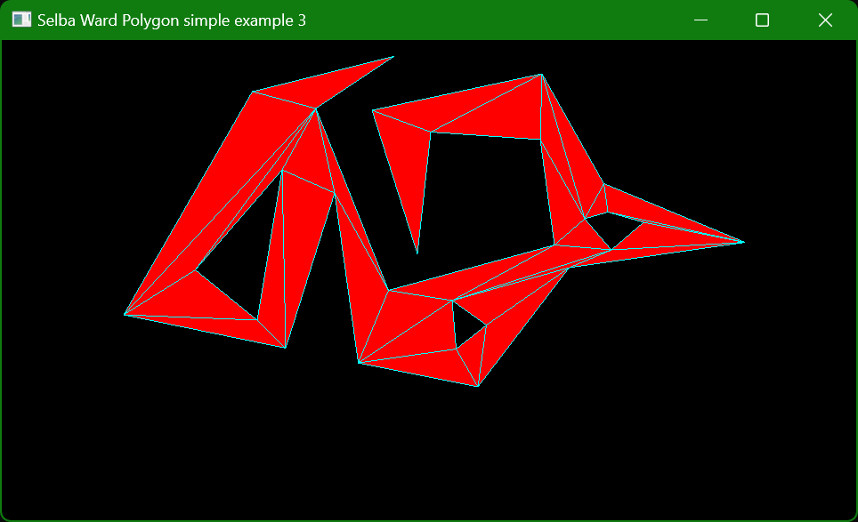 Hapaxiation's tweet photo. Added Wireframe to Polygon. Its colour is customisable too.

Removed a hard-coded triangle limit that limited the number of triangles created to just 100! Now, this limit is customisable and defaults to 10,000.

https://t.co/87Hyq4X9tJ

#selbaward #sfml #polygon #wireframe #mesh https://t.co/CyKgGSaWCR