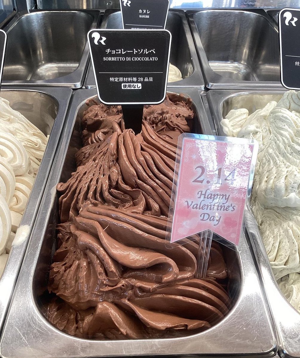 SatoshiTakada__'s tweet photo. 網走店では本日までバレンタインフェアをしています！
チョコレートフレーバー3種類��仲間入り🍫🍫🍫💨💨

ぜひこの機会に！
🍫チョコソルベ
🍫ショコラフランボワーズ
🍫ビアンココンカッフェ

Rimo網走店
Open 11:00
Close 17:00

#ジェラート
#網走市
#gelato
#abashiri
#沖縄
#離乳食 https://t.co/QkUZZFrTBi