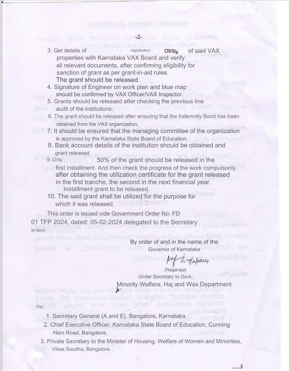 MeghUpdates's tweet photo. The Karnataka Congress Government has allocated 3184.50 Lakh rupees to construct compounds and safeguard 416 Wakf properties in the state.

Congratulations voters of Karnataka 👏 https://t.co/GWuDNycNvn