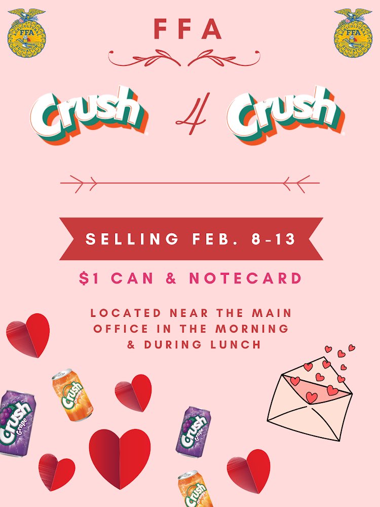 Last day tomorrow to order your crush can!!