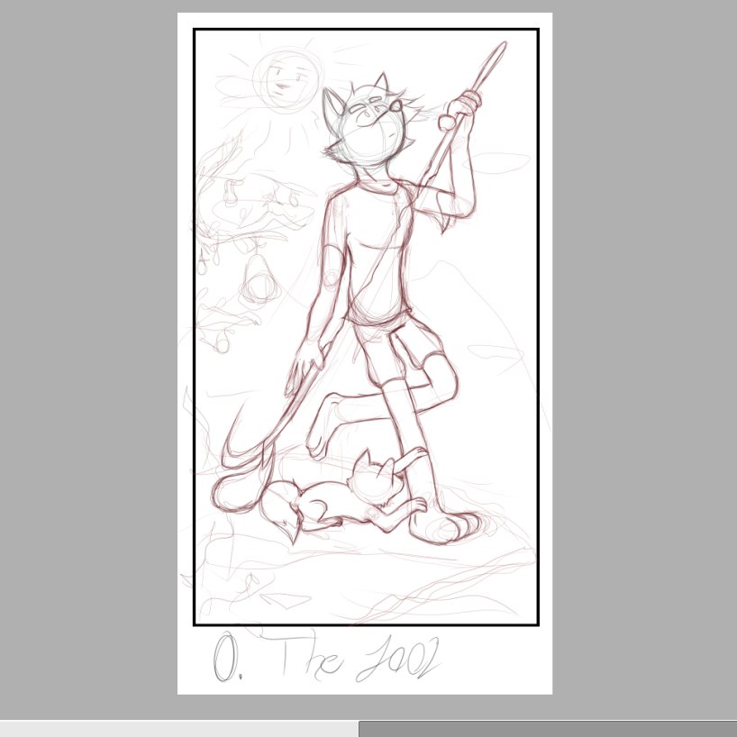 jefryx15's tweet photo. Hace un buen rato no publico nada por aqui xd, mucha presión por los estudios ultimamente, aqui les dejo un wip de un dibujo que he querido realizar :3 #tarot #furry #furryart #furryartwork https://t.co/h6Mg4r2TeF