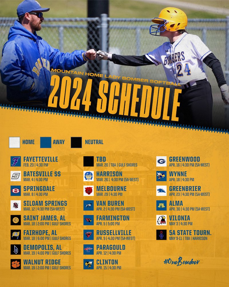 Lady Bomber Softball tweet media