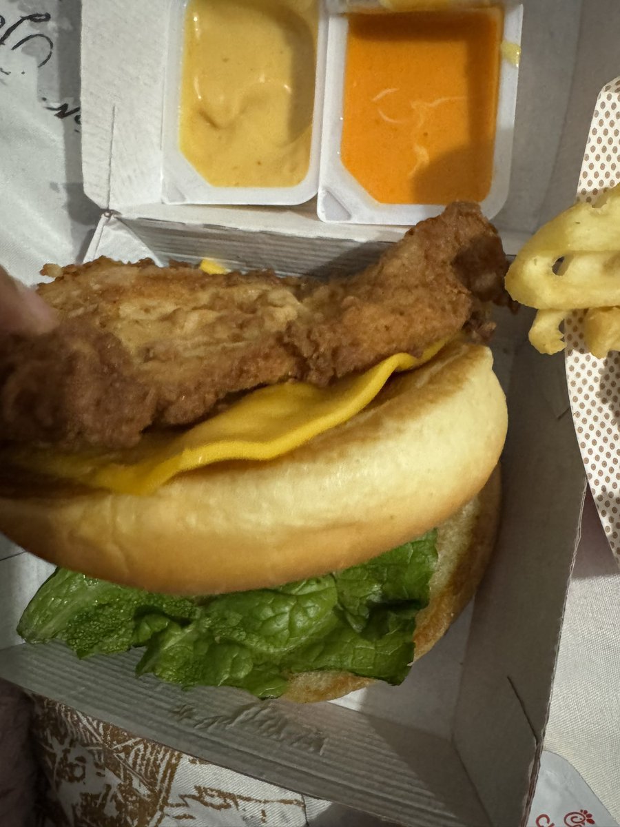 _queenT11's tweet photo. @ChickfilA is this a joke?? I’m starving &amp; this is what I get 😭😭💔💔💔💔 https://t.co/4HJvz1w4m6