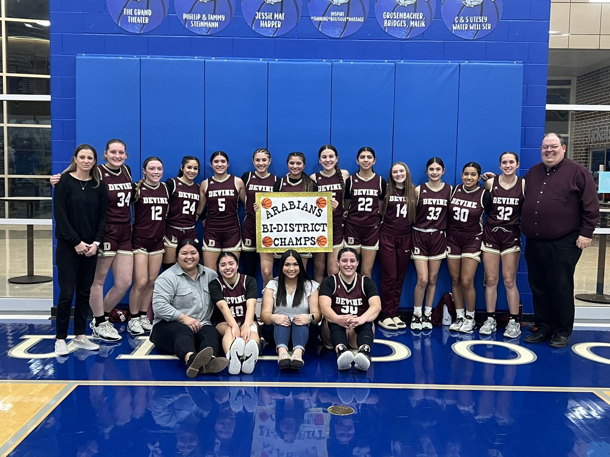 Congrats to the Arabian Basketball team as they defeated  Sinton 62-46 to become Bi-District Champions!!  Great Team effort to get the W!!  Congrats, ladies and Coaches!!