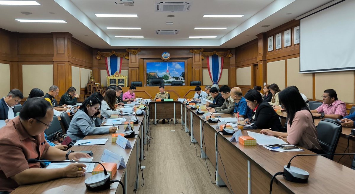Sp2021Isoc's tweet photo. กอ.รมน.จังหวัด ส.ป.จัดประชุมคณะกรรมการอำนวยการรักษาความมั่นคงภายในจังหวัดสมุทรปราการ      ครั้งที่1 ประจำปีงบประมาณ 2567 ณ ห้องประชุม 1 ศาลากลางจังหวัดสมุทรปราการ
https://t.co/1fDvePijIU https://t.co/c3yHxv6qe8