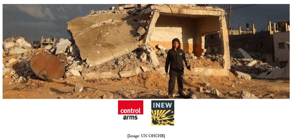 Join an online panel hosted by @controlarms and @explosiveweapon this Thursday. We will discuss the transfer and use of explosive weapons in Gaza and examine civilian harm through a variety of lenses. Learn more about the event and register for it here: civiliansinconflict.org/blog/the-trans…