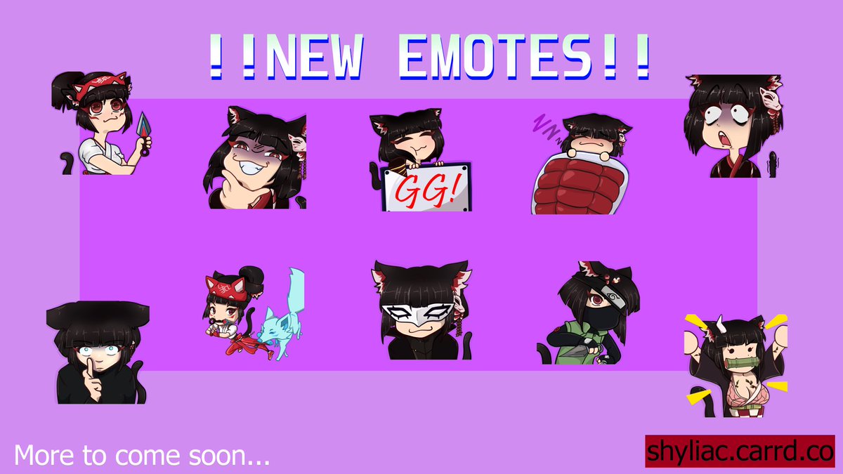 shyliac_maniac's tweet photo. Special request Twitch Emotes for @Ryucci_  !
°˖✧ Look forward to more coming soon~

If you'd like any art commissioned of me, make sure to go to the social: https://t.co/mFDjpw9Gd2 !

#commission #twitch #twitchemote #anime #ow2 https://t.co/Uo2I4ZtT39