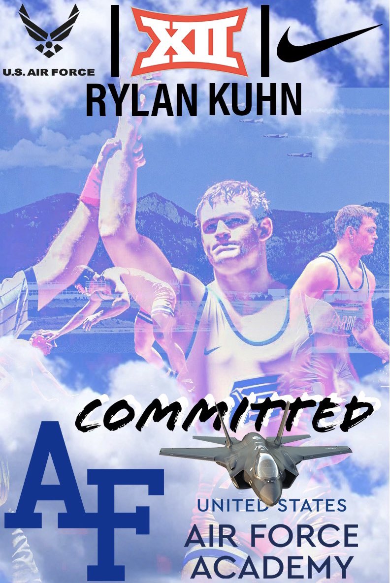 KuhnRylan's tweet photo. I’m very proud to announce my commitment to the United States Air Force Academy. I’m grateful for the opportunity to not only continue competing in the sport that I love, but also receive a world class education and eventually serve my country.
#ToughAF #FlyFightWin https://t.co/5JTe24nmPF