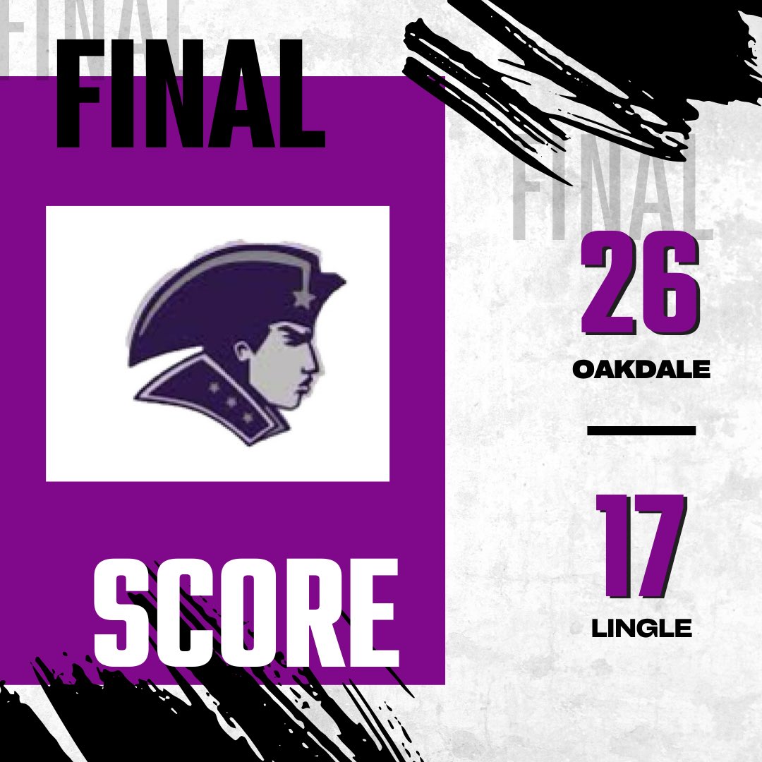 Congratulations to our girls on a hard fought win tonight against Lingle in the Rogers City Tournament!! <a href="/Oakdale_Pats/">Oakdale Patriots</a>