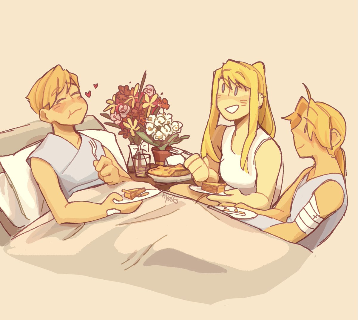 hyolks's tweet photo. [fma || fmab] apple pie is absolutely his favorite food ever https://t.co/htKLD2RYpD