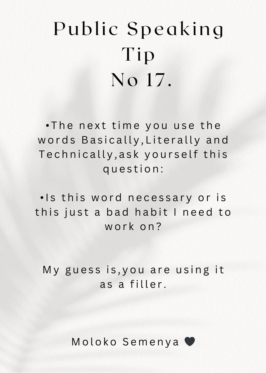 moloko_semenya's tweet image. Public Speaking Tip No 17.🖤

Do you know anyone that overuses the words Basically,Literally or Technically?😟🚶‍♀️

#JazziQ #Eunice #ThaboBester #SkeemSaam #adultingshowmax #Teddy #Taki #LilWayne #STIs #Pale #Mozambique