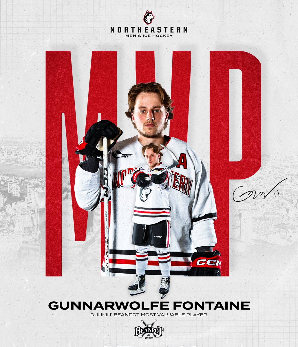 No name quite like his, no player quite like him.

Gunnarwolfe Fontaine (the best name in college hockey) is your 2024 Beanpot MVP.