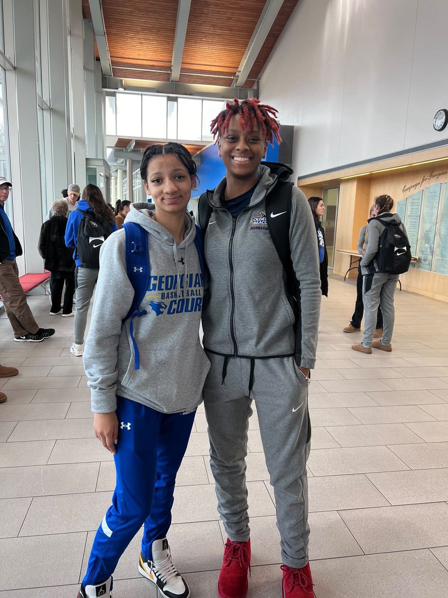 AUF Lady Hawks AAU 🏀 2025 (@aauauf) on Twitter photo Two 2023 AUF Alums ... Jada Jacobs (Georgian Court) & Tamea El (Goldey-Beacom) spar off against each other at 6pm on Valentine's Day in Wilmington, DE. Folks these 2 student athletes are talented ballers, but even finer individuals ... & as their AAU Coach I could not be prouder. Two 2023 AUF Alums ... Jada Jacobs (Georgian Court) & Tamea El (Goldey-Beacom) spar off against each other at 6pm on Valentine's Day in Wilmington, DE. Folks these 2 student athletes are talented ballers, but even finer individuals ... & as their AAU Coach I could not be prouder.