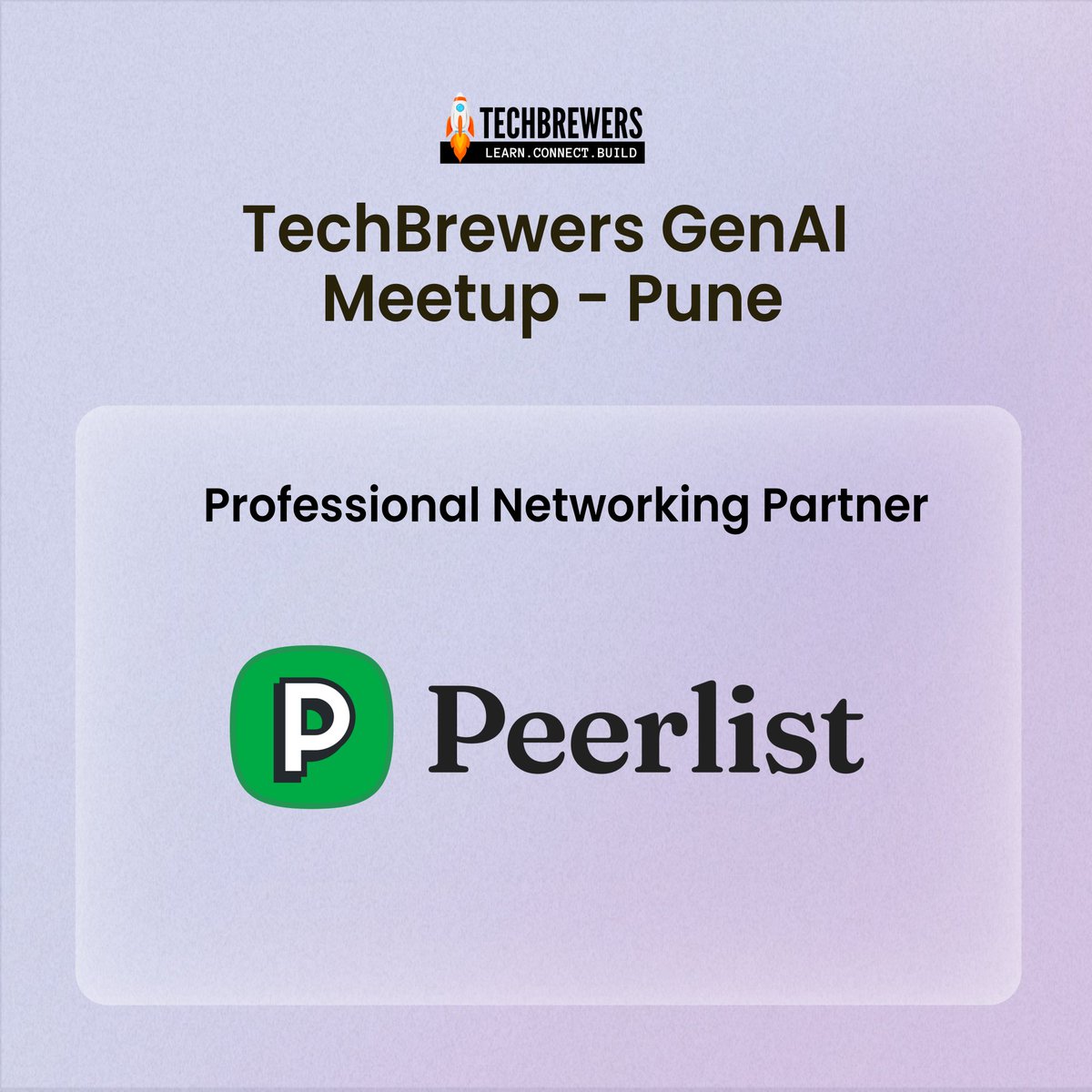 Empowering Community: Proudly presenting <a href="/Peerlist/">Peerlist</a> as our Professional Networking Partner for TechBrewers GenAI Meetup Pune! 🚀

#techbrewers #peerlist #networking #genai <a href="/designerdada/">Akash wants you to check AutoSend.com thats why he</a> <a href="/hey_yogini/">Yogini Bende</a>