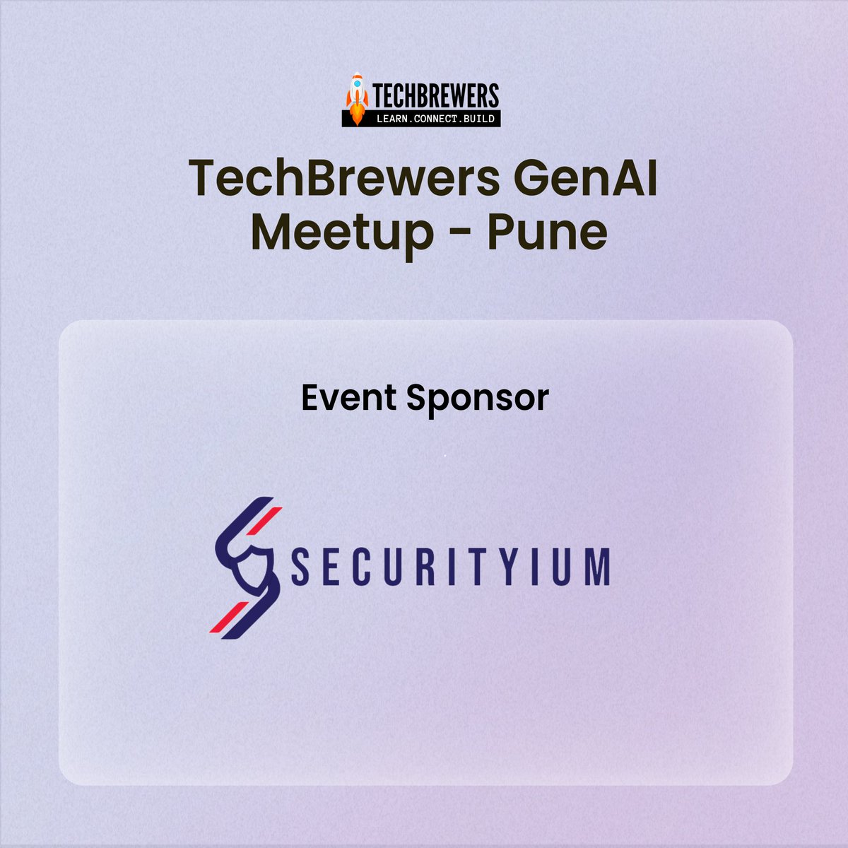 TechThrusters's tweet photo. Empowering Community: Proudly presenting Securityium as our Event Sponsor for TechBrewers GenAI Meetup Pune! ๐
#techbrewers #securityium #networking #genai https://t.co/oKHQkvtO0f