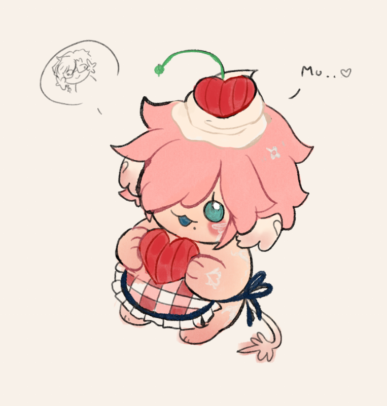 widdle rhyrhy based off the vday pika