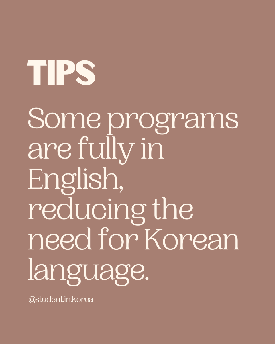 StudentsinKorea's tweet photo. Admission tips 🙌 Need more?
#studentinkorea #studyinkorea #internationalstudents #studykorean #studyinseoul #studyabroad #scholarship #studygrant https://t.co/E3QYZrY4I1