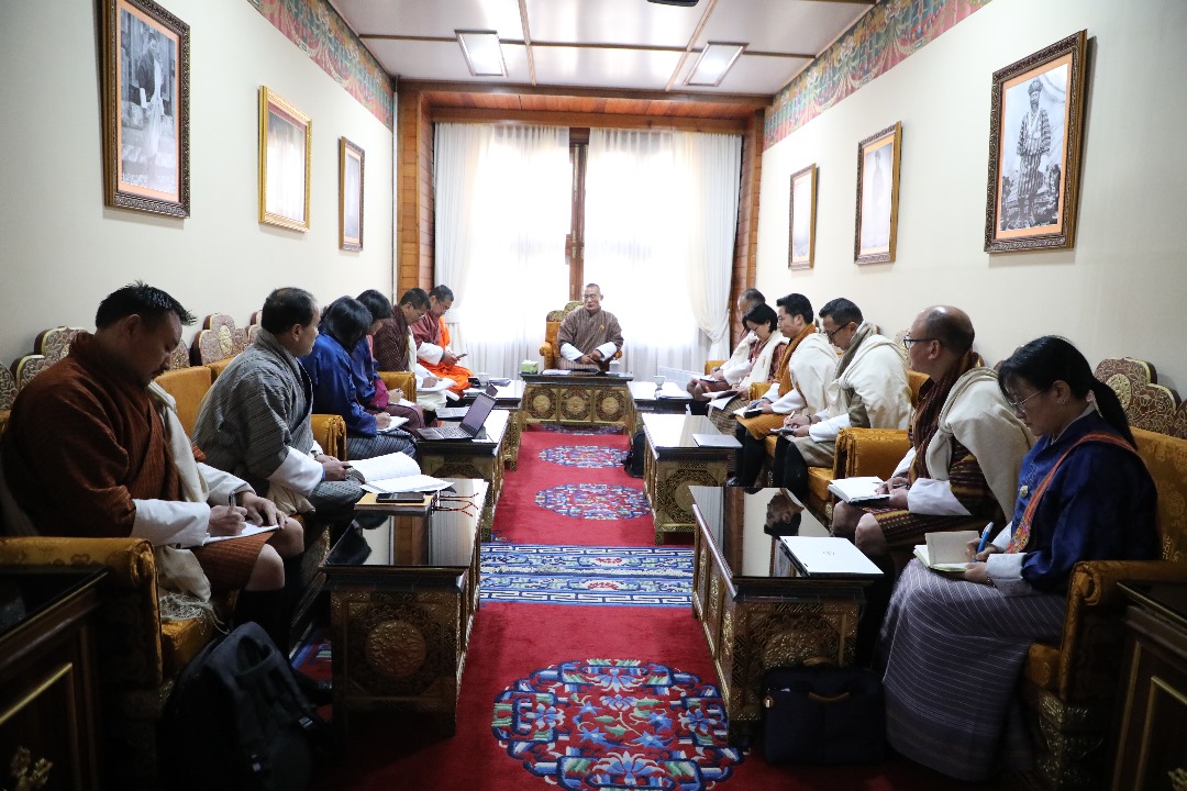 Hon’ble Prime Minister, in his fourth meeting with the Ministry of Health and National Medical Service in two weeks, followed through the directives to ensuring service quality and reliability at the Jigme Dorji Wangchuck National Referral Hospital.