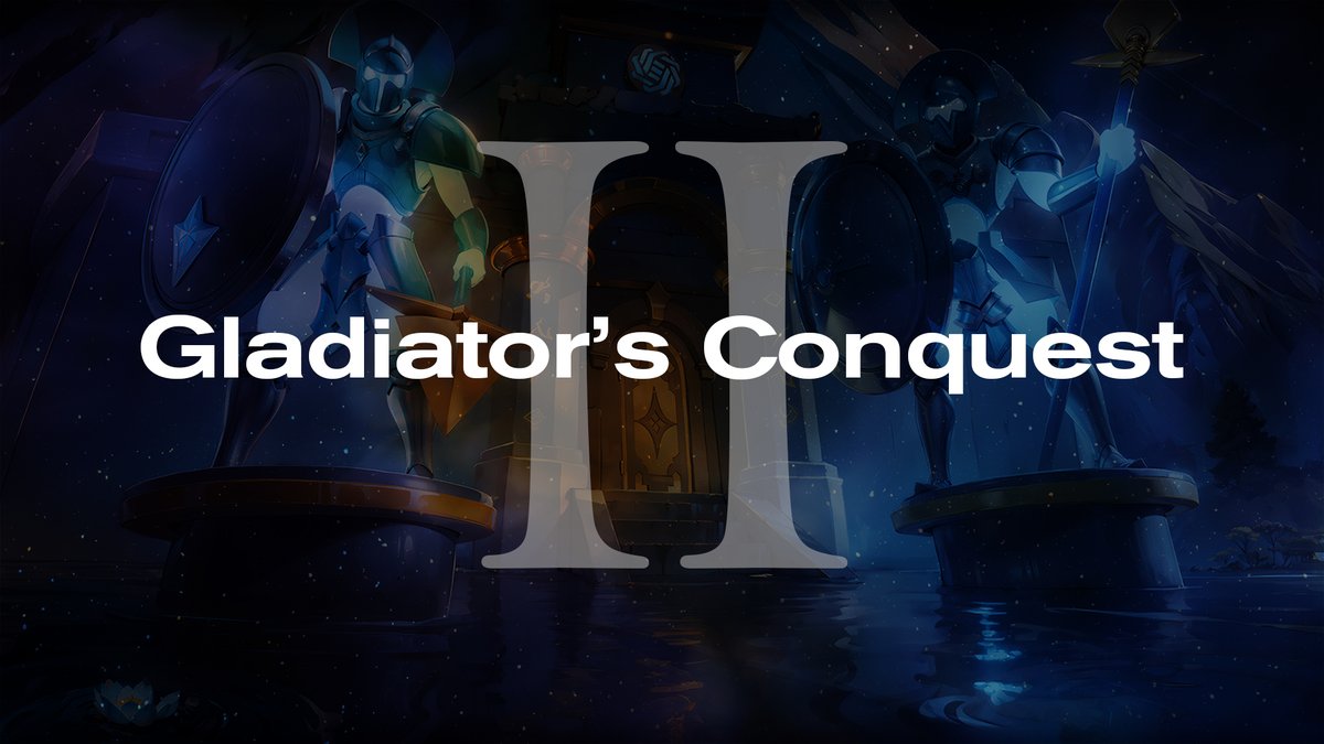 The <a href="/GodsUnchained/">Gods Unchained</a> Gladiator tournament series is back!

Entry Fee:  1 $GODS
Max Players:  32
Restrictions: ❌
Date: Friday, Feb 16-28

<a href="/gu_stakes/">GUStakes</a> is matching the entry fees so all participants will get their 1 $GODS back!

More info &amp; registration 👇 tournaments.gustakes.gg/tournament/141…