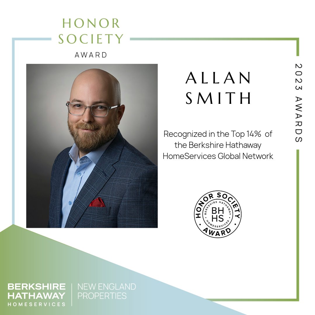 🎉 Exciting News! 🎉 Another year, another milestone reached! 🌟 I am thrilled to share that I've been named to the 'Honor Society' for Berkshire Hathaway HomeServices, ranking among the top 14% of agents gloabally! 🏆✨

I want... allansmith@bhhsne.com
💻MoveInCT.com