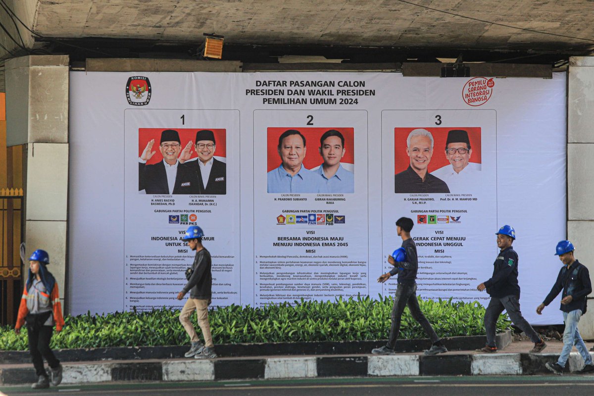 As Indonesians head to the polls on 14 February, Senior Policy Fellow Natalie Sambhi @SecurityScholar joins @NSC_ANU's National Security Podcast to discuss the upcoming Indonesian elections. Listen now: ow.ly/p4fQ50QA3KW