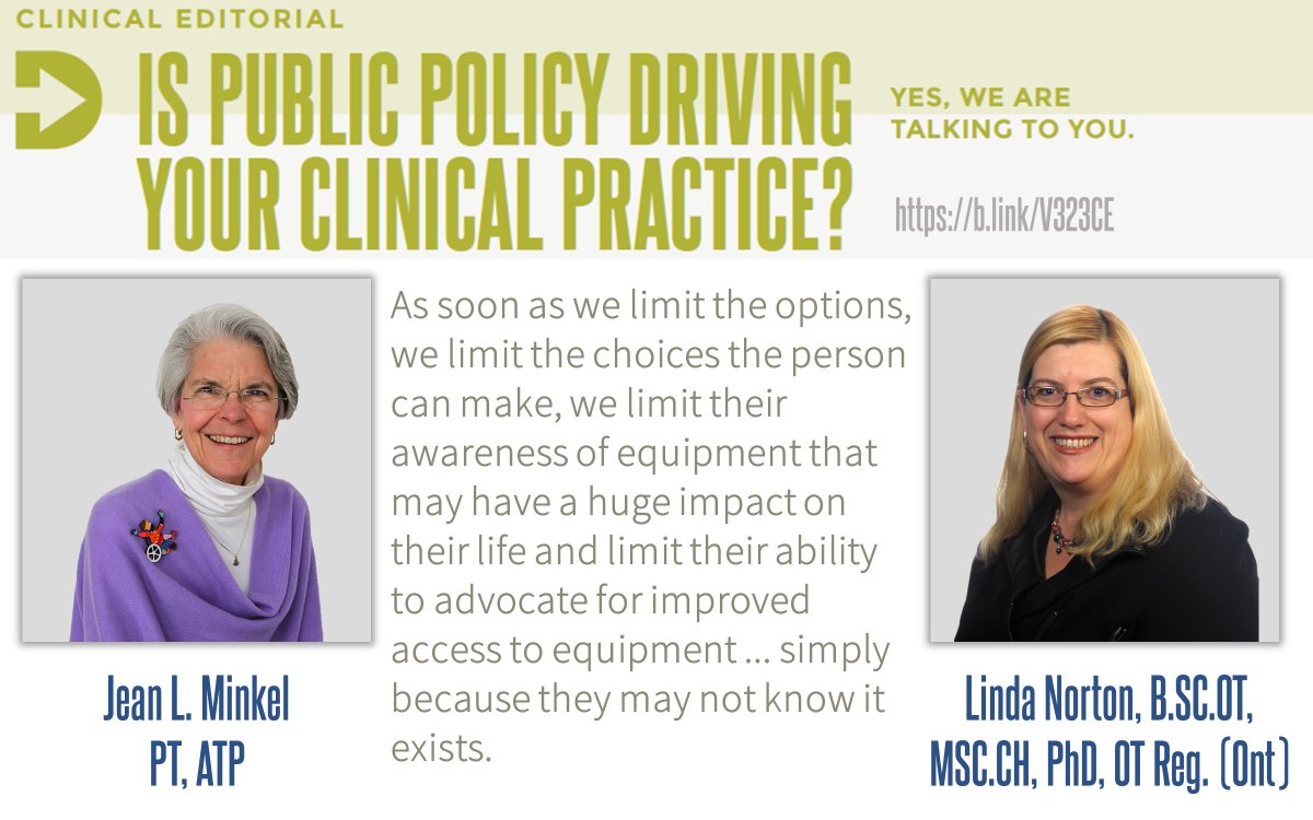 NRRTS's tweet photo. Clinical Editorial by Jean Minkel and Linda Norton. We are amid allowing public policy to define our clinical practice rather than clinical practice driving public policy. Read it in NRRTS DIRECTIONS Online! https://t.co/fQ9lyTy8OA #nrrts #crt https://t.co/DpCIedo41q