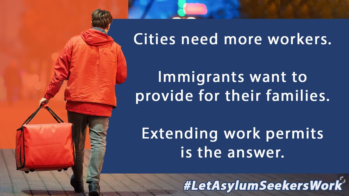 Extending work permits for 540+ days keeps immigrants in their jobs and in their homes, helping local communities and businesses thrive.
#LetAsylumSeekersWork #WorkPermitsNow