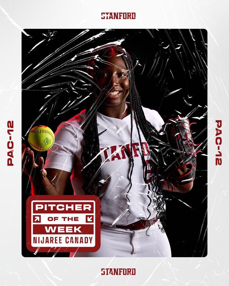 A win, a save and oh yeah 3⃣3⃣ Ks earn <a href="/CanadyNijaree/">NiJaree Canady</a> Pac-12 Pitcher of the Week honors!

📰👉 tinyurl.com/2arok53n

#GoStanford