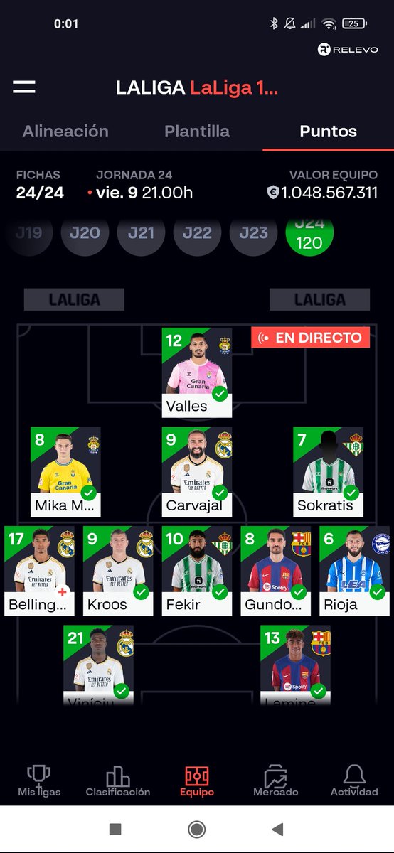chenchodiaz75's tweet photo. @JoseCarrasco_98 De nuevo después de haber caído la última jornada en el top 100 https://t.co/uPoQPl5npX