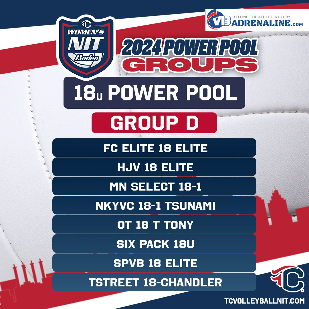 Last but not least... here are the 17 &amp; 18's in the 2024 Triple Crown Volleyball Power Pool D! #TCNIT #KCMO