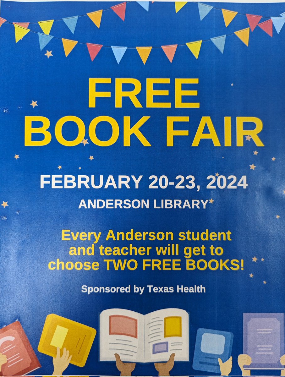 Anderson Elementary Library tweet media