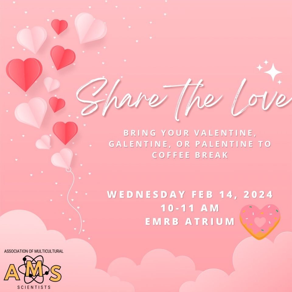 UI Association of Multicultural Scientists (AMS) (@iowaams) on Twitter photo AMS continues to spread love, one 🍩 at a time !
See you all on Wednesday at 10 am!
<a href="/UIPostdoc/">University of Iowa Postdoc Association (UIPDA)</a> <a href="/UIowaResearch/">UIowa Research</a> <a href="/UIGradCollege/">UI Graduate College</a> <a href="/UIowaGSS/">UI Graduate Student Senate</a> <a href="/UIowa_MolMed/">UIowa Molecular Medicine Graduate Program</a> <a href="/uiowagpsg/">Graduate & Professional Student Government</a> <a href="/UIowaGenetics/">UIowa Genetics Graduate Program</a> <a href="/UIImmunology/">UI Immunology</a> <a href="/UIowaMicrobio/">Department of Microbiology and Immunology</a> @uiowabiomed <a href="/IowaBiochem/">Department of Biochemistry and Molecular Biology</a> <a href="/UIowaACB/">UIowa - Department of Anatomy & Cell Biology</a> <a href="/UIMolecPhysBio/">UI Molecular Physiology & Biophysics</a> <a href="/UiowaT/">Uiowa Human Toxicology</a> <a href="/IowaRadOnc/">Radiation Oncology</a> AMS continues to spread love, one 🍩 at a time !
See you all on Wednesday at 10 am!
<a href="/UIPostdoc/">University of Iowa Postdoc Association (UIPDA)</a> <a href="/UIowaResearch/">UIowa Research</a> <a href="/UIGradCollege/">UI Graduate College</a> <a href="/UIowaGSS/">UI Graduate Student Senate</a> <a href="/UIowa_MolMed/">UIowa Molecular Medicine Graduate Program</a> <a href="/uiowagpsg/">Graduate & Professional Student Government</a> <a href="/UIowaGenetics/">UIowa Genetics Graduate Program</a> <a href="/UIImmunology/">UI Immunology</a> <a href="/UIowaMicrobio/">Department of Microbiology and Immunology</a> @uiowabiomed <a href="/IowaBiochem/">Department of Biochemistry and Molecular Biology</a> <a href="/UIowaACB/">UIowa - Department of Anatomy & Cell Biology</a> <a href="/UIMolecPhysBio/">UI Molecular Physiology & Biophysics</a> <a href="/UiowaT/">Uiowa Human Toxicology</a> <a href="/IowaRadOnc/">Radiation Oncology</a>
