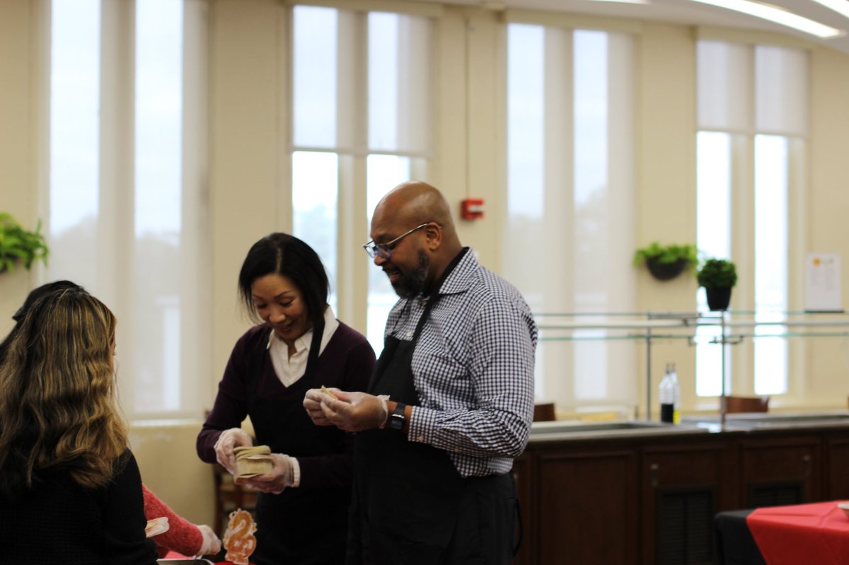The dumpling-making event was a great way to celebrate the Lunar New Year! 

Thank you to Provost Kim for hosting such an incredible &amp; tasty event. 🥟✨

#UAlbany #UniversityAtAlbany #lunarnewyear #GreatDanes