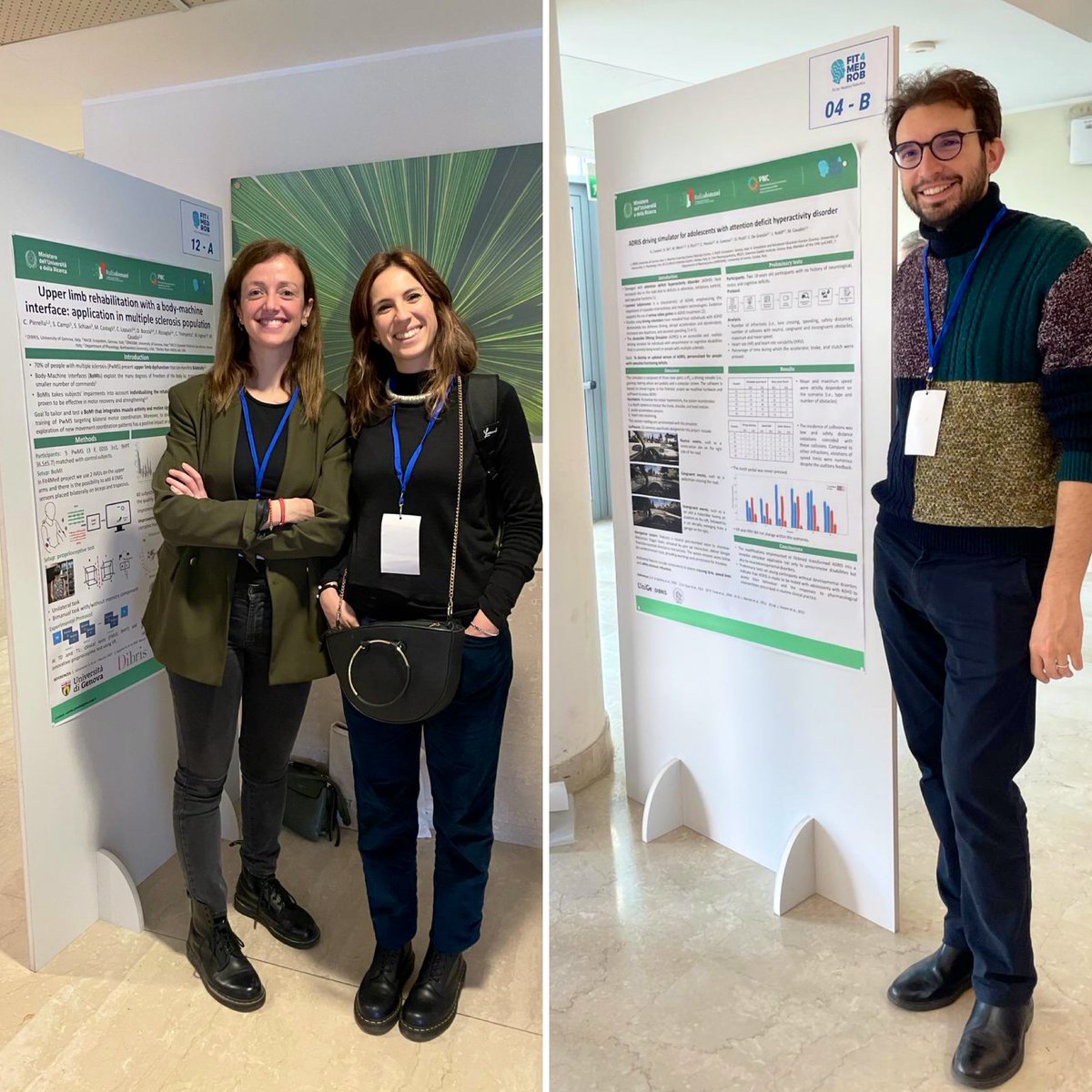 NeuroLab UniGe (@neurolabunige) on Twitter photo Last week <a href="/mauracasadio/">mauracasadio</a>, <a href="/CamillaPierella/">Camilla Pierella</a> and @moro_matte attended #Fit4MedRob #plenarymeeting in Rome and shared the first results in the fields of #robotics #rehabillitation #technology #patientCare #BoMi #drivingSimulator #adhd #multipleSclerosis #bioengineering Last week <a href="/mauracasadio/">mauracasadio</a>, <a href="/CamillaPierella/">Camilla Pierella</a> and @moro_matte attended #Fit4MedRob #plenarymeeting in Rome and shared the first results in the fields of #robotics #rehabillitation #technology #patientCare #BoMi #drivingSimulator #adhd #multipleSclerosis #bioengineering
