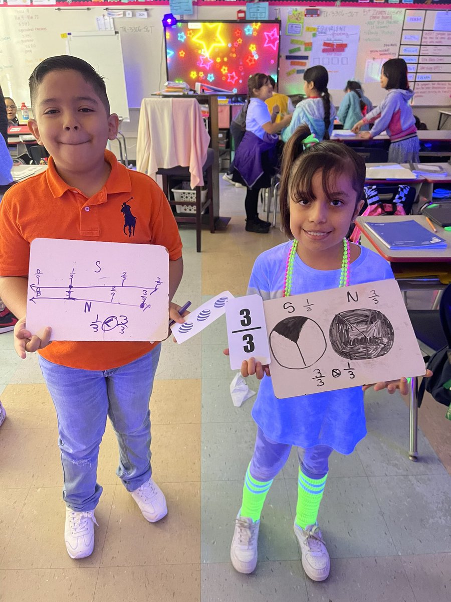 Ms. Y. Castillo 🎓 (@msycastillo) on Twitter photo Math Spirit Week continues <a href="/CorneliusElem/">Cornelius Elementary</a> with neon day to highlight our love for MATH! 🤩 These mathematicians enjoyed their glow day by exploring comparing fractions with like denominators ✨<a href="/HISD_ElemMath/">Houston ISD Elementary Math</a> <a href="/MonicaERojas/">Monica Rojas</a> Math Spirit Week continues <a href="/CorneliusElem/">Cornelius Elementary</a> with neon day to highlight our love for MATH! 🤩 These mathematicians enjoyed their glow day by exploring comparing fractions with like denominators ✨<a href="/HISD_ElemMath/">Houston ISD Elementary Math</a> <a href="/MonicaERojas/">Monica Rojas</a>
