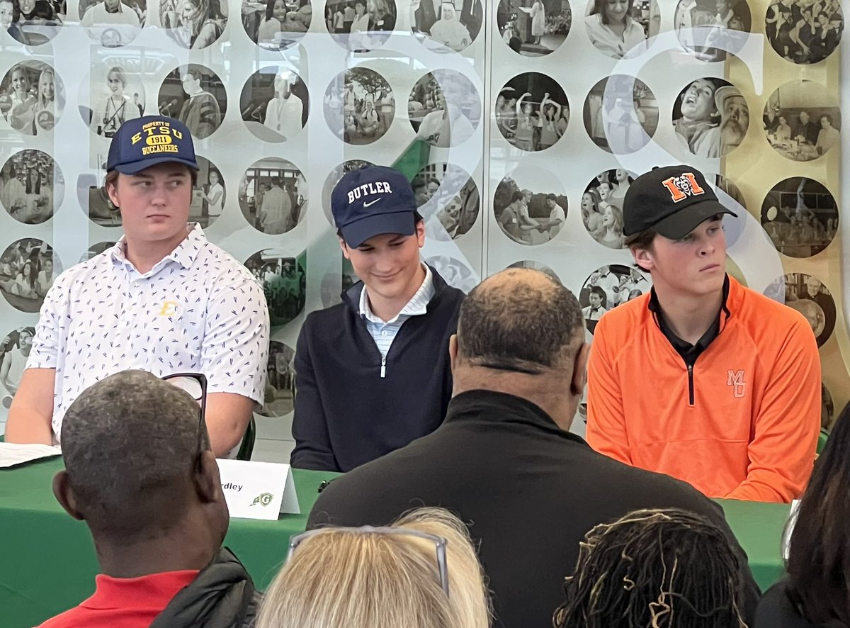 Congratulations to all seven of our 2024 college football signees!!!
Ryan Ziegler - North Carolina  Central
Nolan Wirick - Washington &amp; Lee
Malakhi Gurdak - Rochester 
Chip Coleman - Lenoir-Rhyne 
Connor Doeren- East Tenn State
Chet Yardley - Butler
Whitt Newbauer- Mercer
👊✊🙏