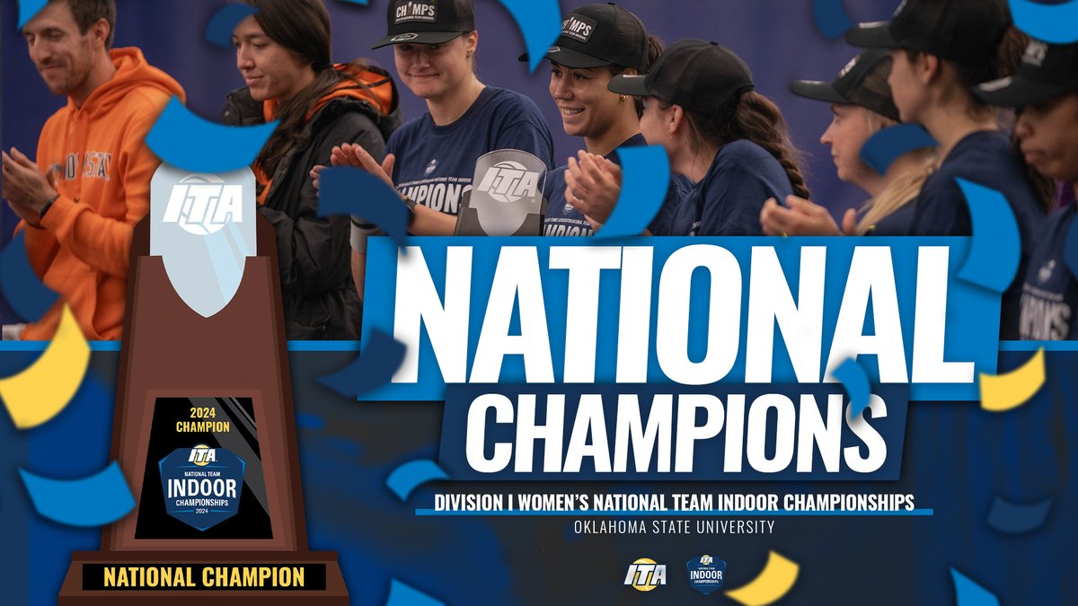 A Program First 🏆

Oklahoma State takes the title in Seattle!

#WeAreCollegeTennis | #ITAIndoors