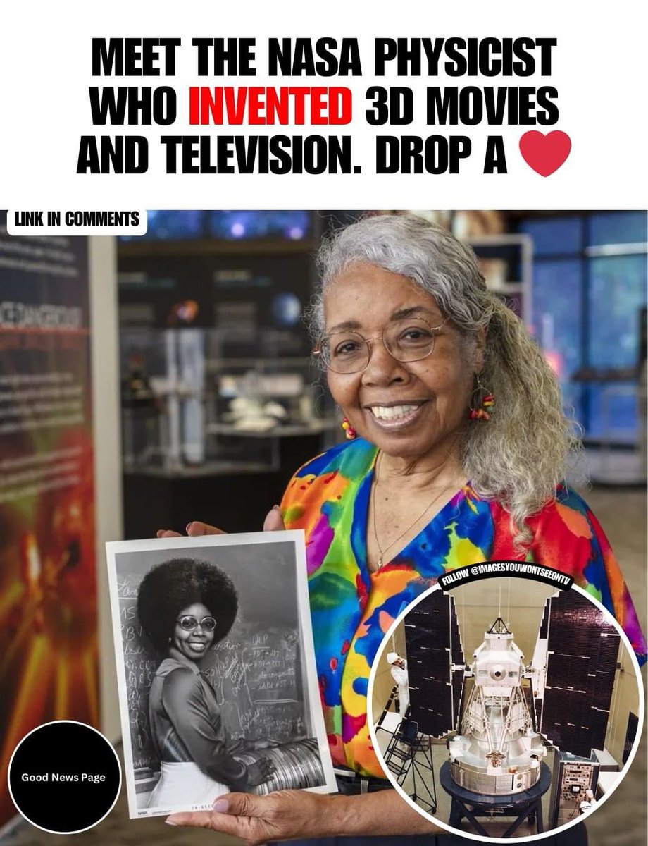 Breaking barriers in science! 🔬 Valerie Thomas, a Baltimore native, revolutionized 3D holography at NASA. 🌌 🚀 

#valeriethomas  #nasainnovator  #3dholography  #sciencetrailblazer  #blackwomeninstem  #InventionInspiration  #imagesyouwontseeontv