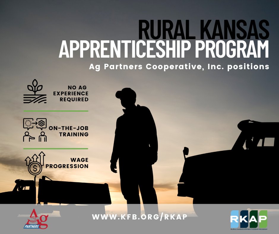 Ag Partners (@AgPartnersCoop) to launch apprenticeship program through KFB's RKAP kfb.org/Article/Ag-Par…