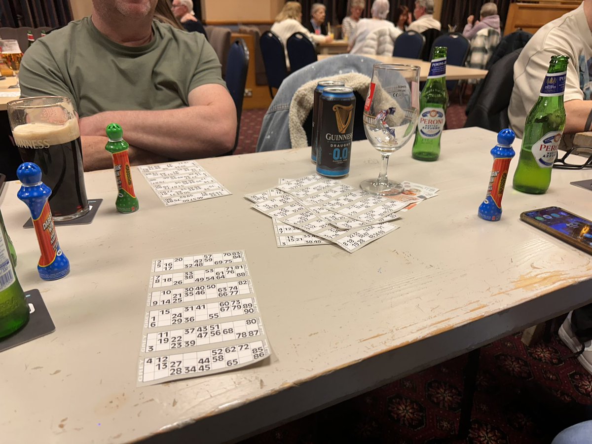 BlokeFromBFC's tweet photo. #MondayNightClub
@ #BruceysBingo with @W_Wonka73
Crap 💩 night
#Strickers wins
1️⃣. the golf on #PS5
2️⃣. the #snooker at t’club
3️⃣. the cash at the #bingo
Bloke has all the luck
catch you Fri nite matey 👍👍👍 https://t.co/dZMdvsyNzd
