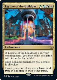 OkunDude's tweet photo. Leyline of the guildpact and niv-mizzet, guildpact being a complete and  total nonbo really sucks. Pretty major flavor fail. Especially when you get both in a sealed pool. #MTGKarlov https://t.co/KoXi65qJEI