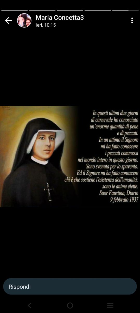 Luciano39420470's tweet photo. Domani,Martedì grasso,Festa del Santo Volto di Gesu'! Con Santa Faustina chiediamo al Volto Santo di Gesu' riparazione per tutti i peccato di carnevale,in Italia e nel mondo! https://t.co/ziLSSUH8nZ