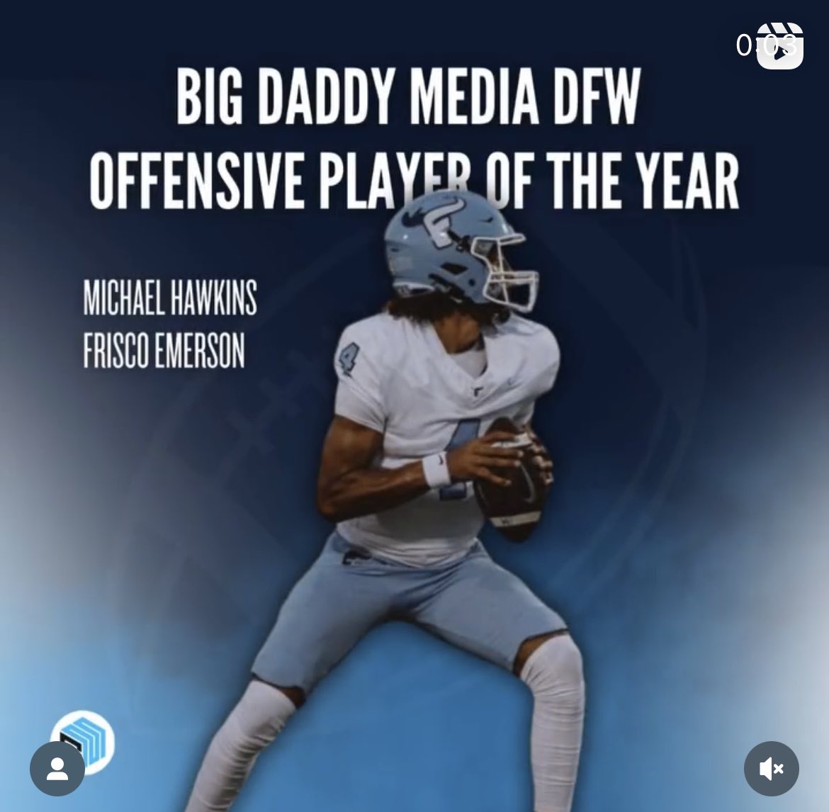 GMsportsmedia1's tweet photo. Congrats to our @BigDMedia19 @GMsportsmedia1 DFW All Area Football Offensive and Defensive Players Of The Year in 2023! 

Frisco Emerson’s @mikehawkinsj and
DeSoto’s @KeylanAbrams ! 

#txhsfb 
@Gosset41 https://t.co/0bjuhzG5zh