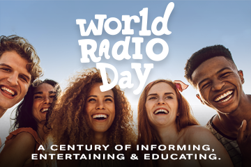 It's UN World Radio Day! Join us in celebrating 100 years of informing, entertaining &amp; educating, with the best yet to come.  bit.ly/4bzVW2m