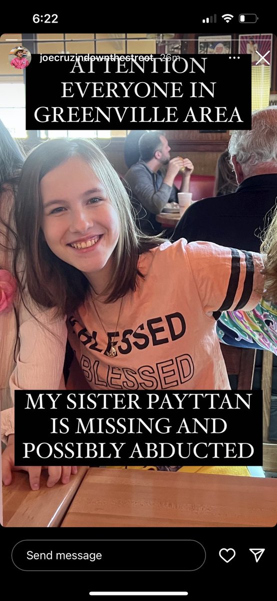 ColaSCWatchDog's tweet photo. 🚨 🚨 GREENVILLE, SC MISSING PERSON. Payttan was last seen in Five Forks area LAST NIGHT (02/11) after the Super Bowl. Please immediately SHARE with your GVL friends/family. Let’s get Payttan HOME. @GreenvilleNews @greenville @wyffnews4 @thetopstoryWYFF 🚨 🚨 https://t.co/6cqqIycxd3