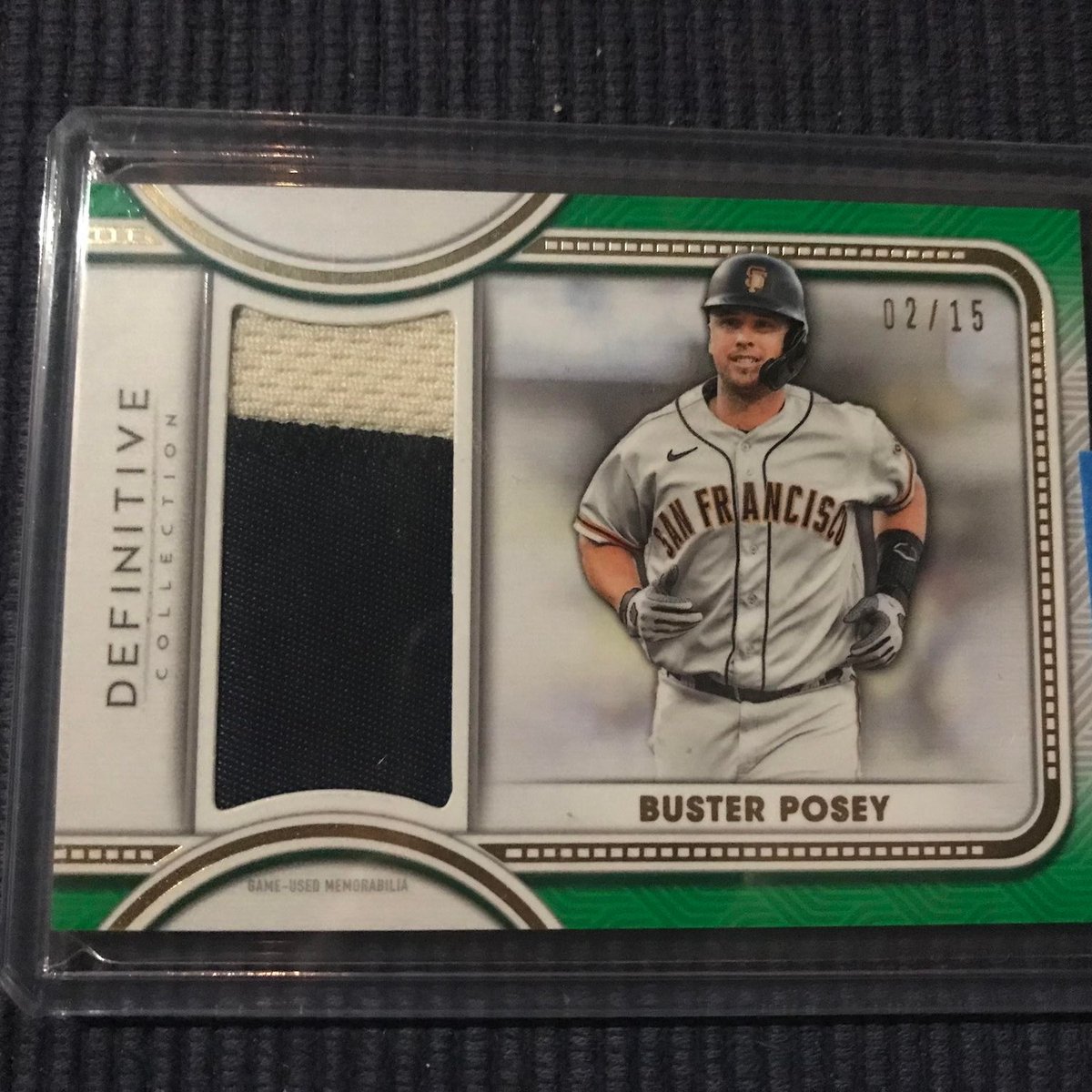 WhitticusCards's tweet image. 👀 Listed For Auction! ⚾️
ebay.com/itm/2259912188…
@Topps Definitive Relic /15
Buster Posey @SFGiants @MLB 
#thehobby #WhittnessCards #whodoyoucollect  #Nancynewf #SFGiants #SanFrancisco #Giants #BusterPosey #BaseballCards #MLB #baseballseason