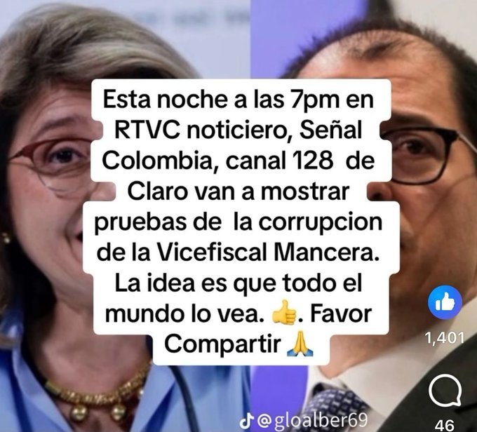 JairoRicardoOs1's tweet photo. @Jokeraton @RTVCnoticias @SenalColombia - Copiar y Pegar -

¡Hoy 7PM en @RTVCnoticias, @SenalColombia y Canal 128 de Claro, un alud de contundentes pruebas caerán sobre Mancera! https://t.co/m86P5bTiIf